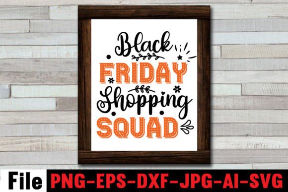 Black Friday Shopping Squad SVG Cut File: Graphics and Crafts Review