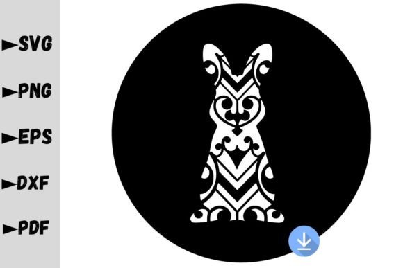 Bunny Mandala Silhouette, Bunny SVG Graphics and Crafts Review