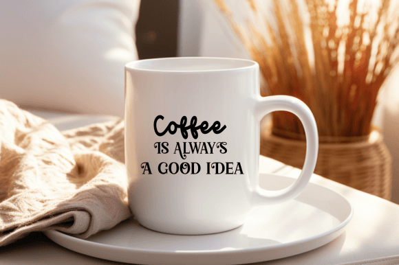 Coffee is Always a Good Idea Svg,Coffee Graphics and Crafts Review