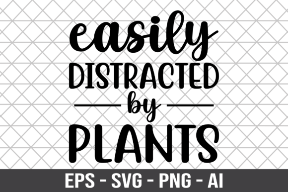 Easily Distracted by Plants SVG Graphics and Crafts Review