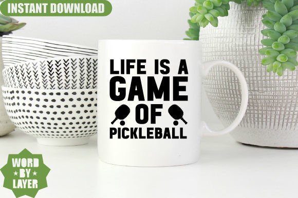 Life is a Game of Pickleball Svg Design Graphics and Crafts Review