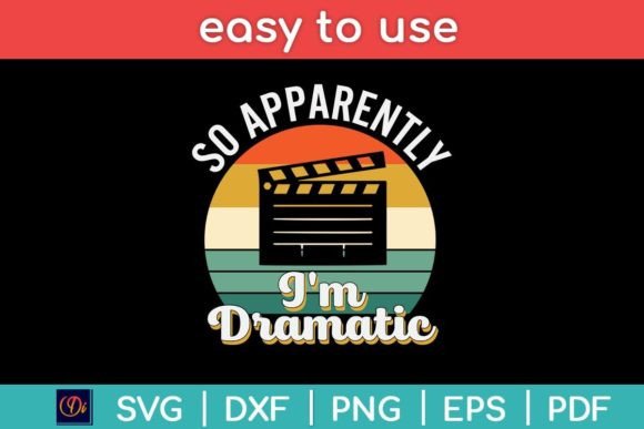 Vintage Retro so Apparently I m Dramatic Graphics and Crafts Review